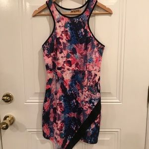 Reverse bodycon dress - racerback - size L